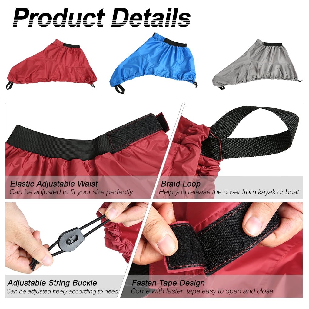 Jupe De Kayak étanche Universelle - Nylon, Réglable, Pour Cockpit Kayak/canoë, Protection Eau