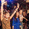 thumbnail image 7 of QZS Rainbow Metallic Foil Confetti,Portable Round Dots Glitter Rainbow Table Confetti for Party,Engagements & Weddings Decorations,0.22LB, 7 of 7