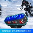 thumbnail image 4 of Casco de motocicleta Auriculares BT5.0 Auriculares de motocicleta Auriculares de música inalámbricos con, 4 of 8