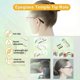 thumbnail image 2 of 3 Pairs Soft Knitting Cotton Fabric Eyeglasses Temple Tips Sleeve Retainer, Anti-Slip Elastic Comfort Glasses Retainers Cushions for Eyeglasses, 2 of 5