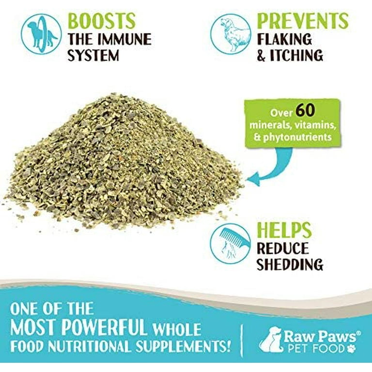 Raw Paws Organic Sea Kelp for Dogs Cats Iodine Rich for