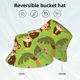 thumbnail image 2 of Fotbe Monkeys Swinging from Palms Sombrero Tipo Pescador con Estampado – Sombrero de Sol de Algodón de Moda para Playa, Golf, Pesca, 2 of 6