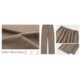 thumbnail image 6 of Wiholl Wide Leg Pants for Women Linen Pants Palazzo Drawstring Elastic Waist Trousers with Pockets Fall Beach Vacation Clothes, 6 of 8