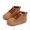 Brown, variant on Dpytoraw Summer Children Infant Toddler Shoes Boys And Girls Sports Shoes Flat Bottom Non Slip Round Toe High Top Solid Color Hook Loop Infant Sneakers Size 5