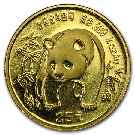 China 1/4 oz Gold Panda BU (Not Sealed in Plastic)