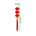 thumbnail image 2 of DAMAI Chinese New Year Hanging Red Mini Lanterns, Spring Festival Oriental Pendant Ornaments, 2025 Year of The Snake Asian Lunar New Year Hanging Decoractions for Home Office Wall Door Window, 2 of 5