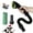 black, variant on Pet Grooming Vacuum Attachment Kit – Hair Remover Brush Shedding Deshedding Tool for Dogs and Cats (pink)