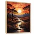 thumbnail image 2 of Designart "African Savannah Charm VII" African Floater Framed Wall Art Print, 2 of 7