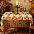 thumbnail image 5 of Yunuuuoa Thanksgiving Tablecloth Waterproof Washable Reusable Rectangle Table Cover Fall Harvest Party Decor for Dining Kitchen Outdoor, 5 of 6