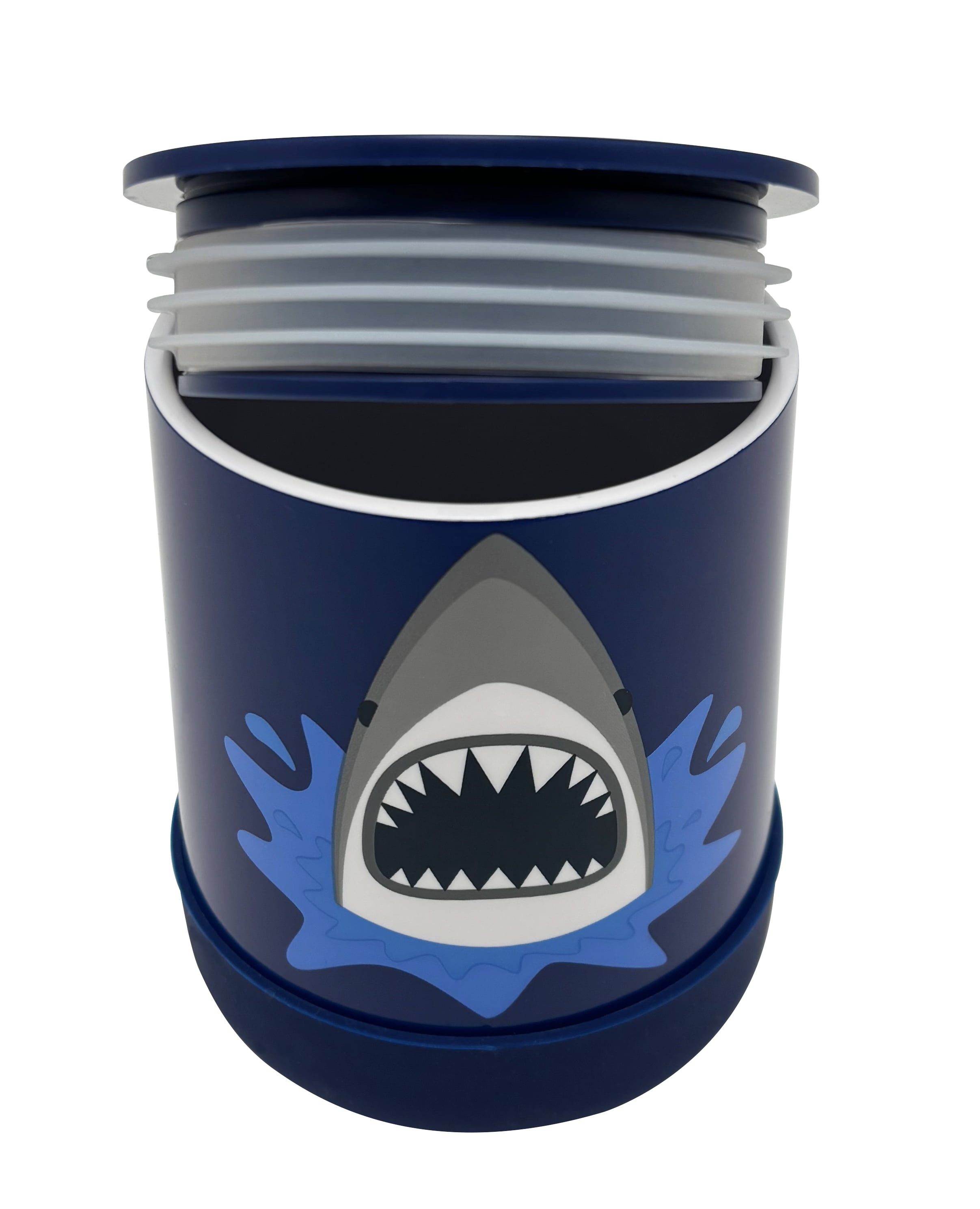 Your Zone Kids Shark Toothbrush Holder with Non-Slip Bottom
