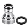 thumbnail image 3 of Water Hose Quick Connector 21mm Female 24mm Male Thread Tap Adapter 2pcs, 3 of 5
