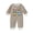 romper64-Brown, variant on UAYOTSE Newborn Infant Unisex Baby Boy Girl Clothes Romper Jumpsuit Basic One Piece Outfits,Sizes 0-3 Months