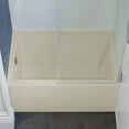 thumbnail image 5 of Voltaire 48" x 32" Left-Hand Drain Alcove Bathtub with Apron in Bisque, 5 of 10