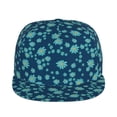 thumbnail image 2 of Haiem Daisies Flowers Classic Snapback Cap Flat Bill Hat Baseball Cap Adjustable Size Cotton Dad Hat, 2 of 9