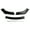 Black & White, variant on 4Pcs Universal Car Front Bumper Lip Body Kit Splitter Spoiler Diffuser Protector