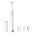 thumbnail image 2 of Upgraded Eyebrow Trimmer, Precision Electric Razor for Women Men, Battery Operated Painless Facial Hair Remover with Adjustable Comb & Washable Blade (Face, Upper Lip, Chin, Neck), 2 of 5
