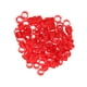 thumbnail image 2 of 100 anillos de identificación para aves, palomas, loros y aves (rojos), 2 of 7