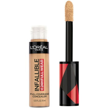 L'Oreal Paris Infallible Full Wear Concealer up to 24H Full Coverage, Amber, 0.33 fl oz