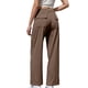 thumbnail image 5 of TaTaai Women's Solid Color Corduroy Sweatpants Elastic Waist Long Trousers with Pockets Casual Loose Sport Pants for Daily Outdoor Wear Gift, 5 of 6