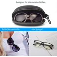 thumbnail image 3 of Estuche para gafas, paquete de 2 estuches para gafas, estuche rígido, caja protectora portátil para hombres, 3 of 5