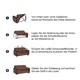 thumbnail image 5 of Muyoka Littleduckling 1/2/3/4 Fundas de sofá de asiento Fundas de sofá elásticas Fundas de sofá suaves y transpirables Funda de sofá de chaise longue Antideslizante Lavable a máquina Fundas protectora Muyoka Hogar, 5 of 7