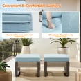 thumbnail image 6 of Meetleisure 2-Piece Outdoor PE Rattan Ottomans with Removable Cushions, Sky Blue, 6 of 9