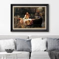thumbnail image 2 of IDEA4WALL Premium Frame Wall Art The Lady of Shalott by John William Waterhouse - World Famous Painting Classic Vintage Fine Art Wall Decor for Living Room, Office - 26"x36" Black, 2 of 5