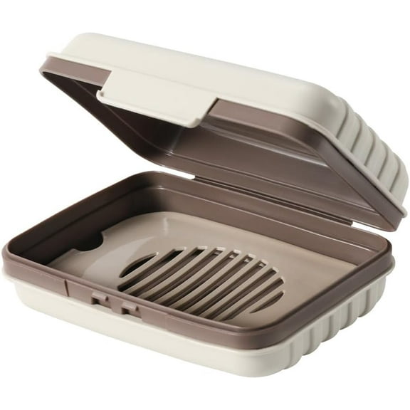 Travel Soap Case, Leakproof Soap Container with Lid, Portable Bar Soap Holder for Traveling, Soap Dishe for Bathroom, Shower, Gym, School, Camping, Vacation, Outdoor,Travel Essentials