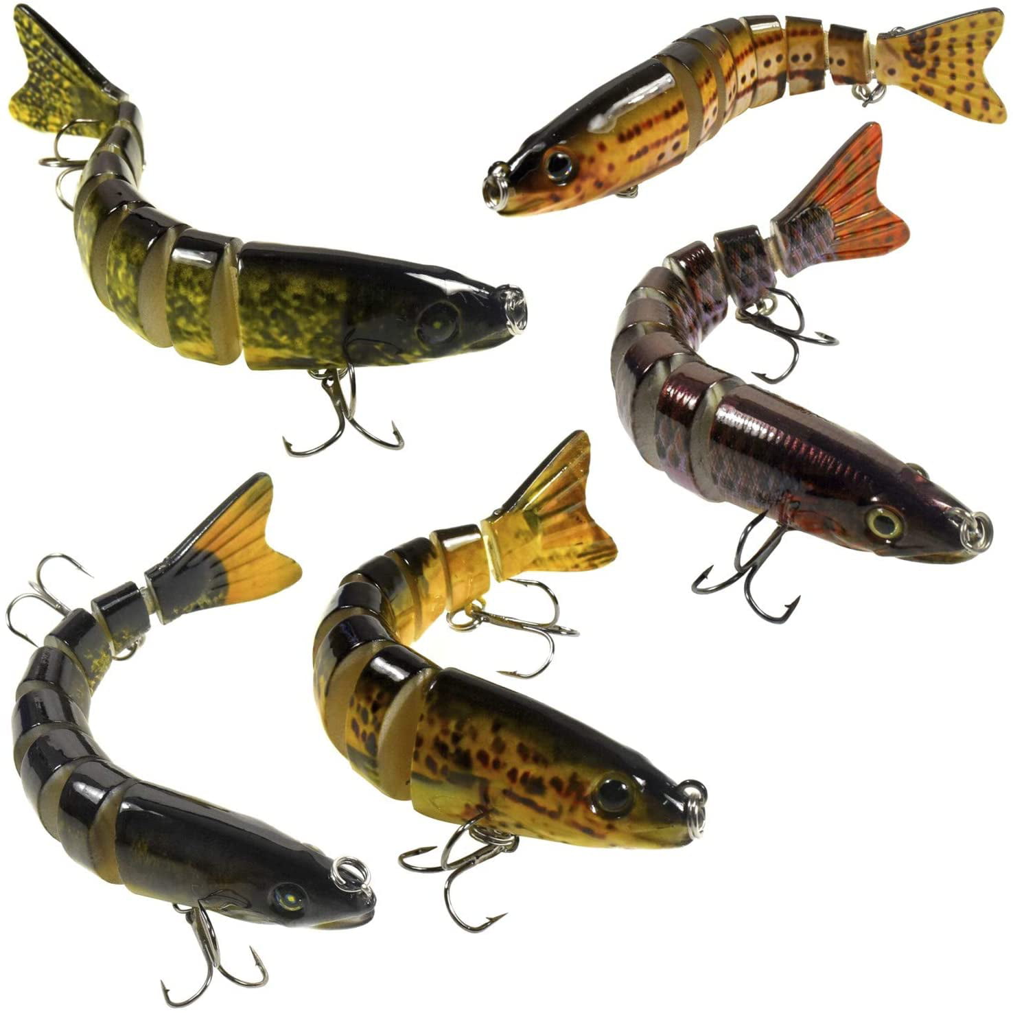 Bass Pike & Perch 3 4 & 5½ inch soft bait lures Multi listing 
