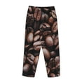 thumbnail image 5 of Junzan Coffee Bean Women'S Pajama Pants Drawstring Comfy Sleep Bottoms With Pockets, 5 of 9