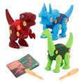 thumbnail image 2 of SDJMa 3Pcs Take Apart Dinosaur Toys for Kids Christmas Stem Dinosaur Toy Building Kit Construction Sets Birthday Gifts for Boys Girls Toddlers Age 3 4 5 6 7 8 Year Old, 2 of 9