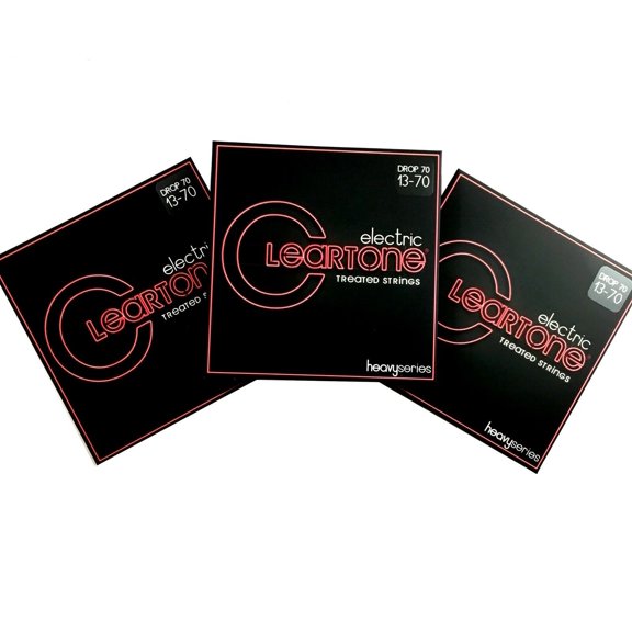 Cleartone Guitar Strings Electric 3 Pack Monster Drop C 13-70 Super long life