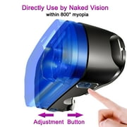 GJX VR Headset with Remote Controller, HD 3D VR Glasses Virtual Reality Headset for VR Games & 3D Movies, VR Headset for iPhone/Android phone Compatible 5-7 inch