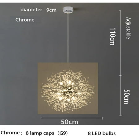 

LIJIFSN sophistication and glamour to your space. Create a warm and inviting ambiance with this opulent crystal pendant light. Transform your living space with this luxurious and chic lig