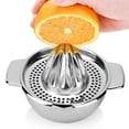 thumbnail image 1 of Exrimidor de Cítricos, Exricimidor de anaranjado de Limón de Prensa, manual de exprimidor de acero inoxidable con vertido en forma de v para Jugo de Limón y Limas, 1 of 7