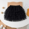 thumbnail image 2 of Generic Clearance Boys' Fashion Little Child Girls Short Ballet Tulle Tutu Skirt Mesh Short Skirt Princess Performance Skirt Sweet Skirt for Casual Breathable6-7 YearsBlack, 2 of 8