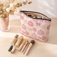 thumbnail image 4 of LOWLHOME Halloween Zipper Cosmetic Bag, Multi Patterns Spooky Makeup Pouch, Reusable Canvas Travel Storage Bag For Makeup Toiletries Small Accessories, 9.8*6.7 in, 1 Pack, 4 of 6