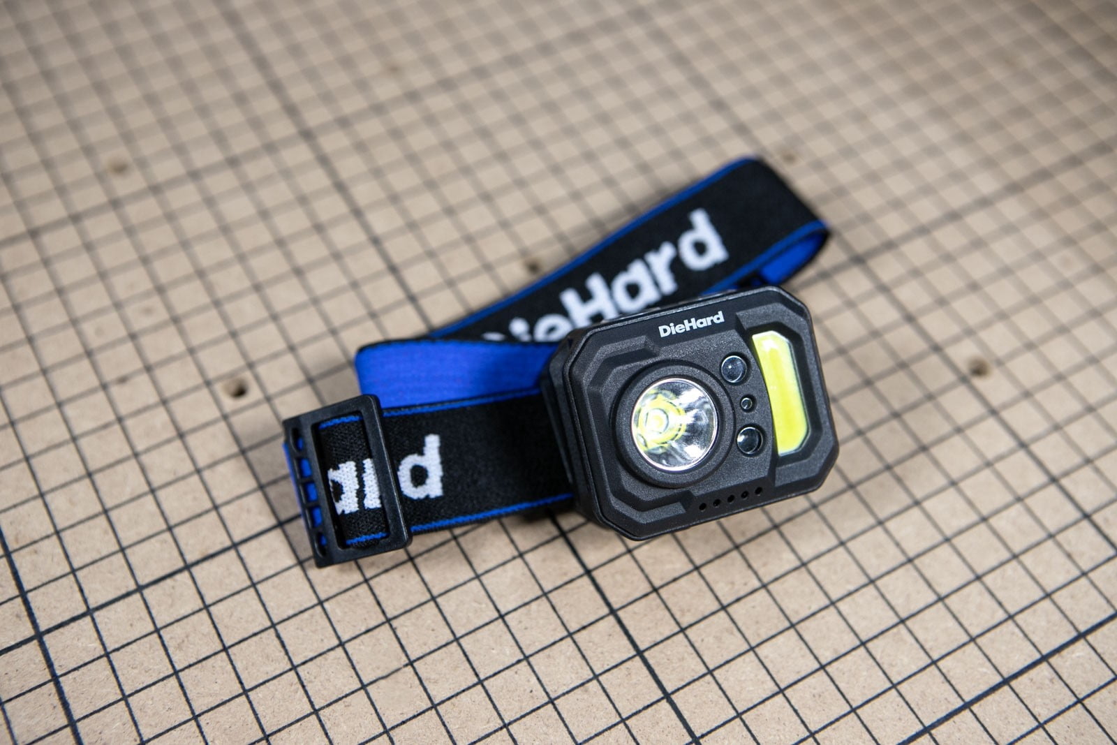 Dorcy DieHard 375 lm Black/Blue LED Tactical Headlamp