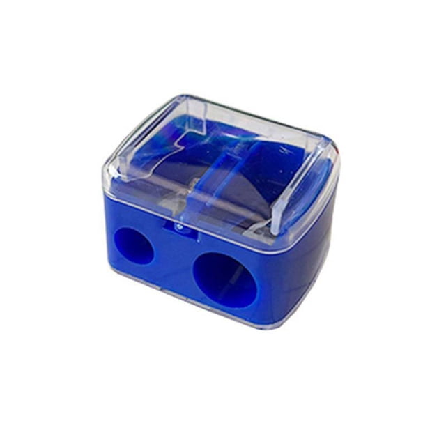 GFHFHITJ Pencil Sharpener Double-hole Pencil Sharpener Office Stationery Student Pencil Sharpener Pencil Sharpener Manual Pencil Sharpener Plastic Roll