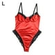 thumbnail image 1 of Lencería de mujer Sexy Hollow Lace Jumpsuit Erotic Nightwear Body, L, Rojo Scienceny XX000113-09, 1 of 7