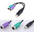 thumbnail image 4 of PS/2 to USB Adapter Converter for PS2 Keyboard Mouse, 4 of 8