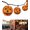 Halloween Orange, variant on Mini Lantern Lights String Outdoor,  3 Inch Globe Lantern String Lights for Bedroom -20CT Connectable White Lights for Wedding Decorations, Patio,Porch,Window Decor
