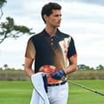 thumbnail image 4 of Daiia Casino Poker Chips Pattern Men’s Polo Shirts,Solid Deck Shirt,Classic Fit, Breathable Cotton Polo for Casual and Sport Wear-Large, 4 of 7