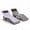 Gray #17, variant on 5-Position Adjustable Reclining Lounge Chair, Folding Patio Chaise with Removable Pillow, Side Pocket.