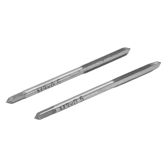 Screw Tapping Tool,2Pcs/Set Metric Machine Tap Thread Tapping Tool Straight Flute Tap Revolutionary Design