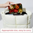 thumbnail image 6 of Thanksgiving Apple Velvet Portable Jewelry Box with Removable Compartment - Ideal Bracelet Holder and Necklace Organizer - Gift, 6 of 7