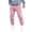Pink, variant on Honeeladyy Mens Fleece Sweatpants with Pockets, Winter Print Relaxed Wicking Breathable Pants for Sport Birthday Gifts Blue L