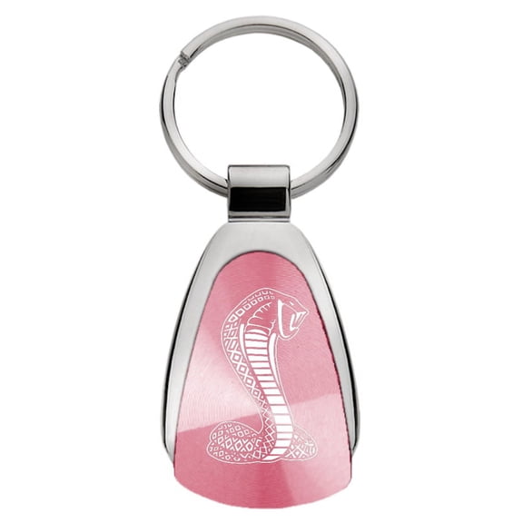 Ford Cobra Teardrop Key Chain (Pink)