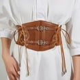 thumbnail image 6 of Women Classic Nurse Waist Belt Elasticated Wide Vintage Retro Stretch Waist, 6 of 8