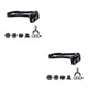 thumbnail image 4 of Wosthever ZTTO Soporte de bicicleta Soporte de cronómetro Velocímetro Soporte de montaña ultraligero duradero Linterna Accesorios de ciclismo Negro Negro 2piezas Wosthever CBP322583, 4 of 6